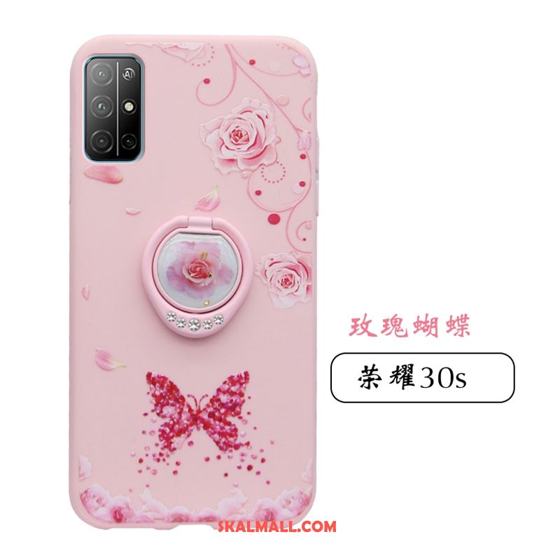 Honor 30s Skal Rosa Net Red Silikon All Inclusive Mobil Telefon Fodral Billig