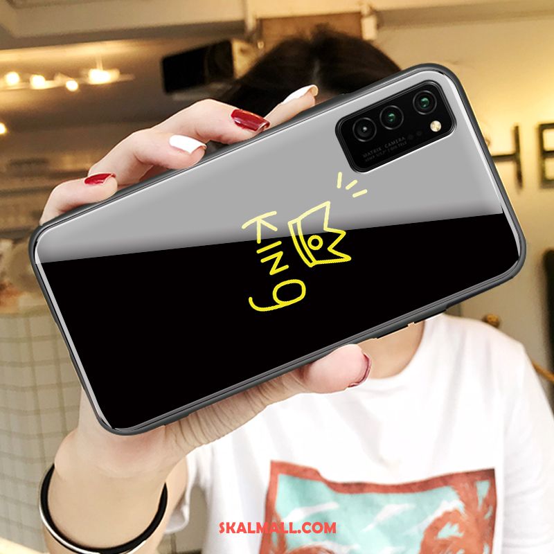 Honor View30 Pro Skal Vacker Ungdom Tecknat Härdat Glas Mjuk Billig