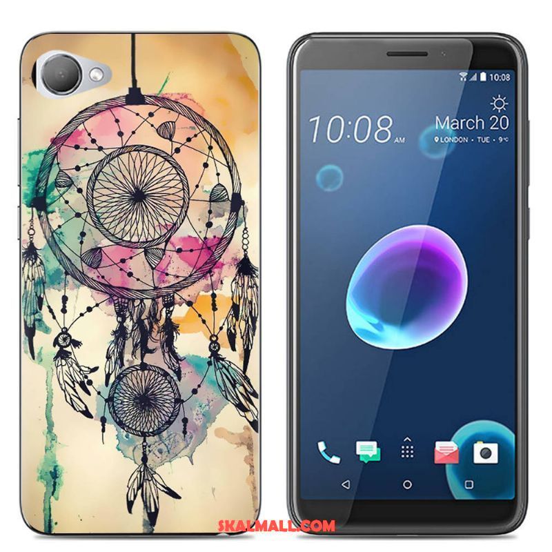 Htc Desire 12 Skal Målade Gul All Inclusive Skydd Silikon Rea