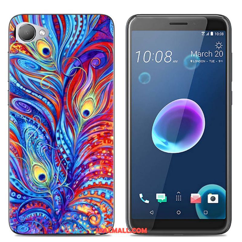 Htc Desire 12 Skal Målade Gul All Inclusive Skydd Silikon Rea