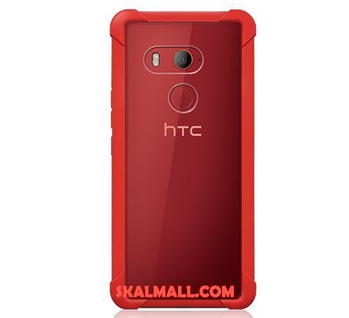 Htc U11+ Skal Röd Fallskydd Blå Hård Elegant Rea