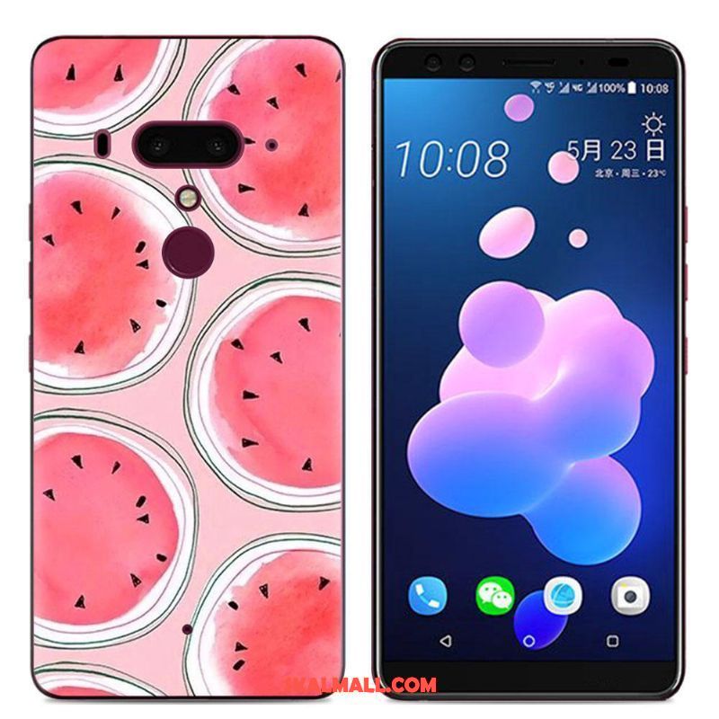 Htc U12+ Skal Mobil Telefon Mjuk Målade Kreativa Färg Till Salu