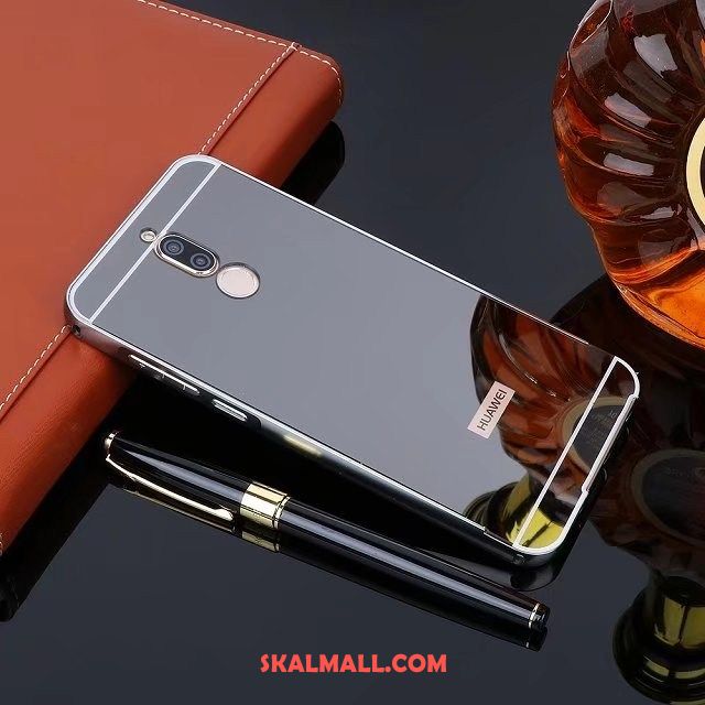 Huawei Mate 10 Lite Skal Bakre Omslag Metall Skydd Frame Rosa Guld På Nätet