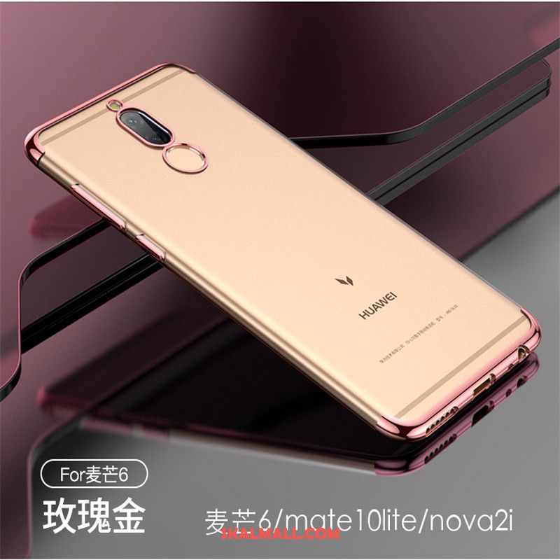 Huawei Mate 10 Lite Skal Mjuk Mobil Telefon Transparent Silikon Plating Rea