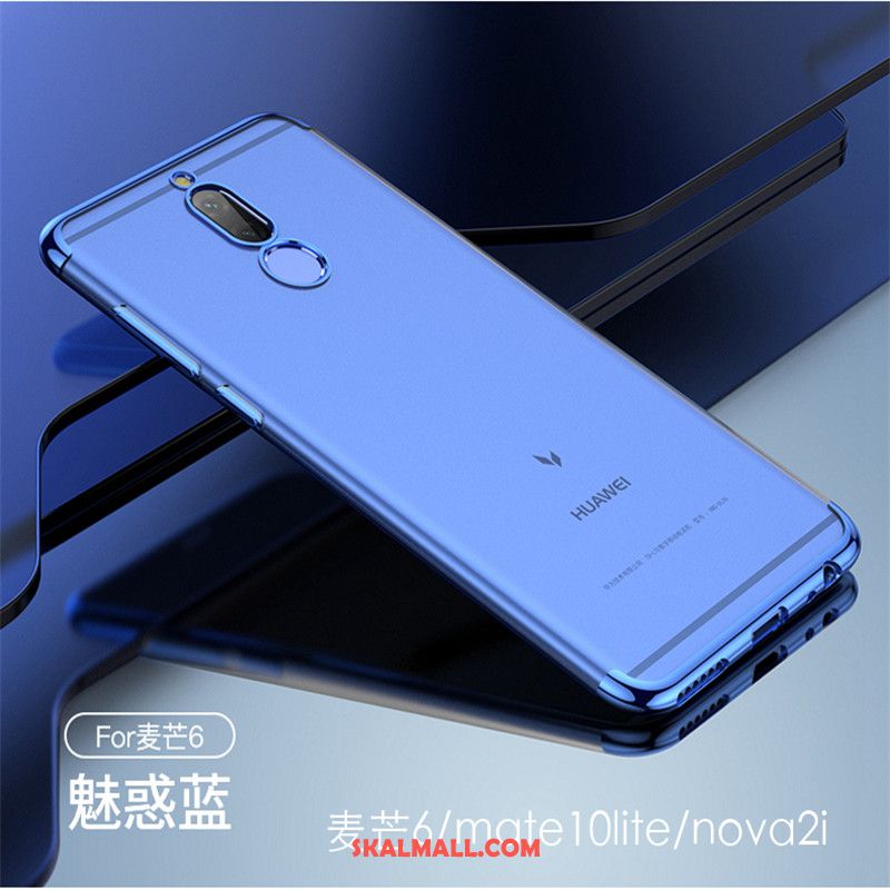 Huawei Mate 10 Lite Skal Mjuk Mobil Telefon Transparent Silikon Plating Rea