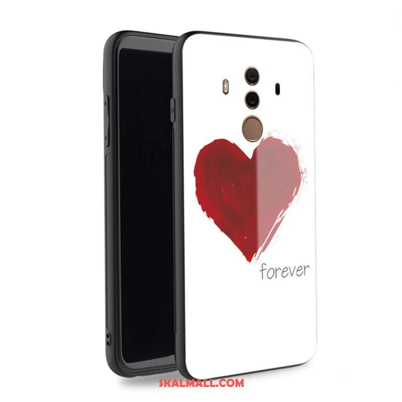 Huawei Mate 10 Pro Skal Glas Rosa Hård Mobil Telefon Skydd Rea