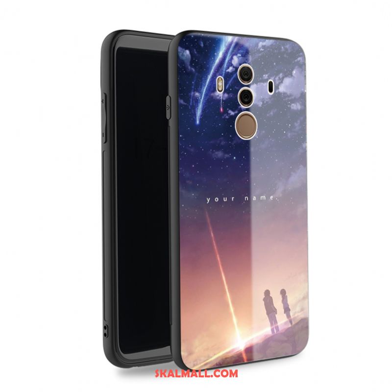 Huawei Mate 10 Pro Skal Glas Rosa Hård Mobil Telefon Skydd Rea