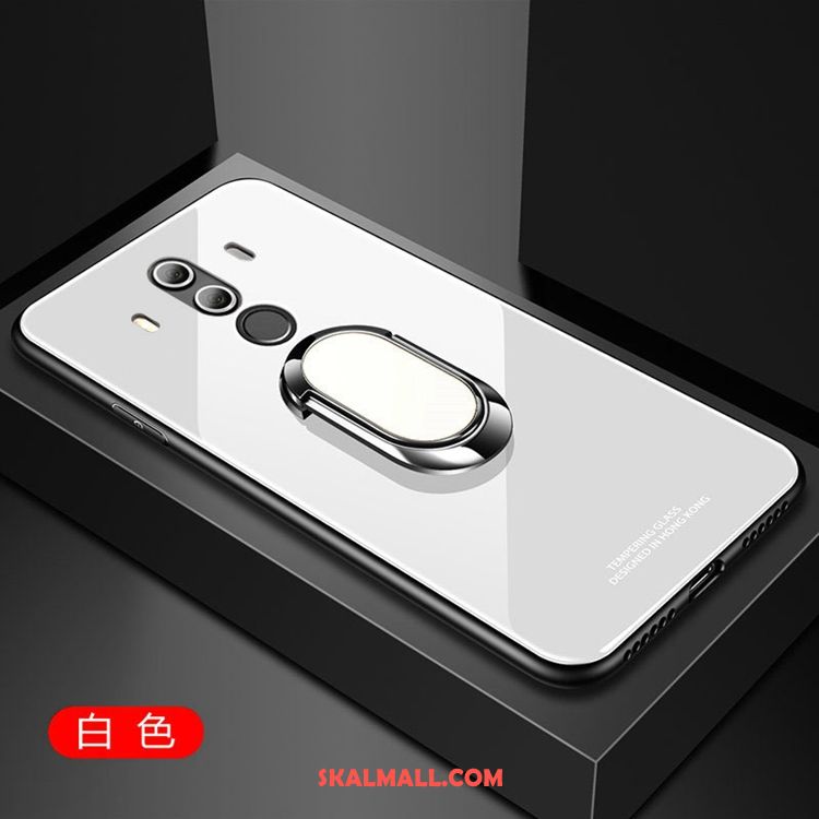 Huawei Mate 10 Pro Skal Glas Svart Spegel Skydd Hård Rea