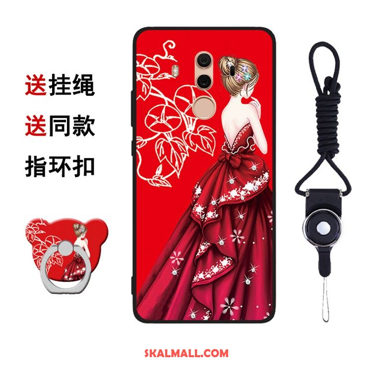 Huawei Mate 10 Pro Skal Mobil Telefon Blå Silikon Rea
