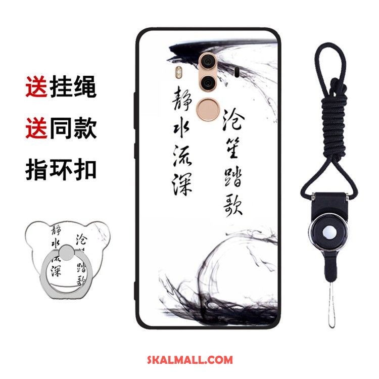 Huawei Mate 10 Pro Skal Mobil Telefon Blå Silikon Rea