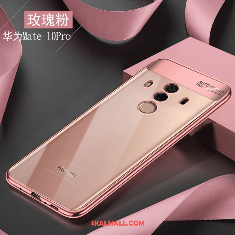 Huawei Mate 10 Pro Skal Trend Guld Fallskydd Mjuk Plating Online