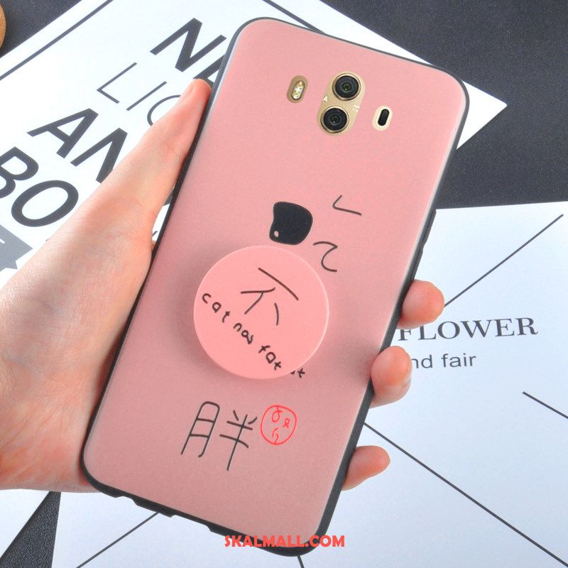 Huawei Mate 10 Skal Mjuk Personlighet Kreativa Net Red Rosa Billig