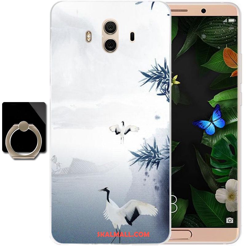 Huawei Mate 10 Skal Mjuk Vit Fallskydd Silikon All Inclusive Fodral Rabatt