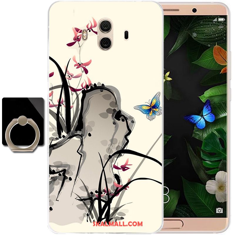 Huawei Mate 10 Skal Mjuk Vit Fallskydd Silikon All Inclusive Fodral Rabatt