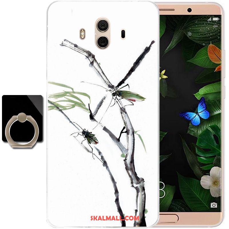 Huawei Mate 10 Skal Mjuk Vit Fallskydd Silikon All Inclusive Fodral Rabatt