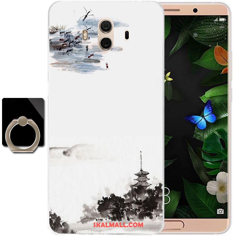 Huawei Mate 10 Skal Mjuk Vit Fallskydd Silikon All Inclusive Fodral Rabatt