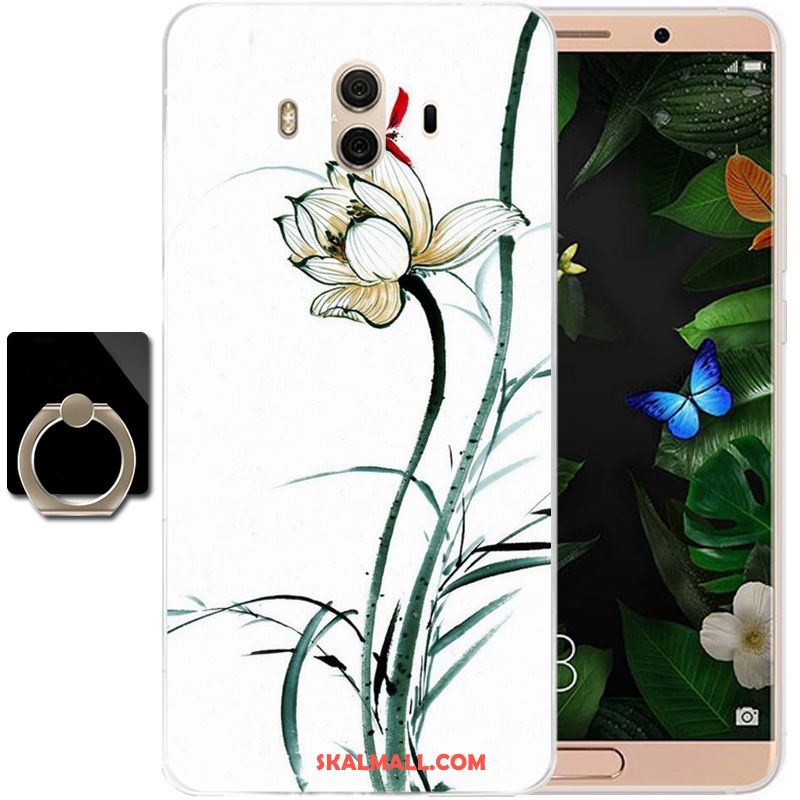 Huawei Mate 10 Skal Mjuk Vit Fallskydd Silikon All Inclusive Fodral Rabatt