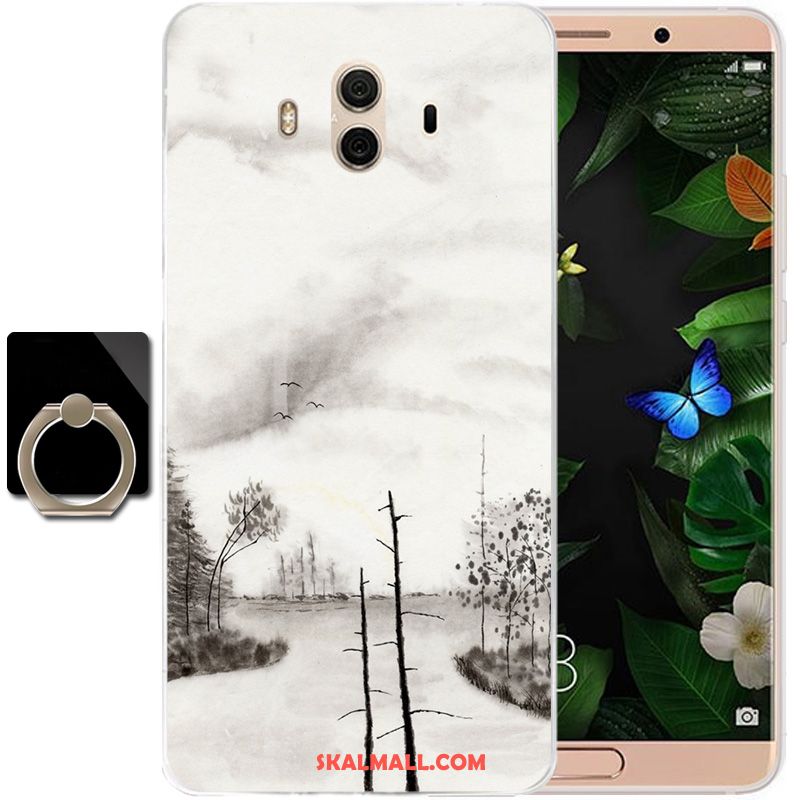 Huawei Mate 10 Skal Mjuk Vit Fallskydd Silikon All Inclusive Fodral Rabatt