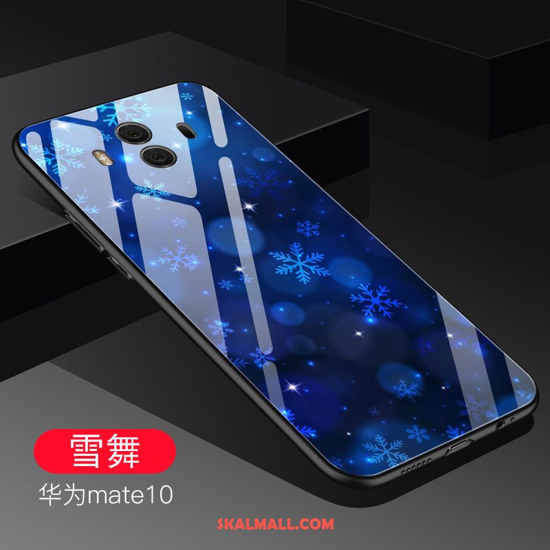 Huawei Mate 10 Skal Mobil Telefon Glas Purpur Trend Köpa