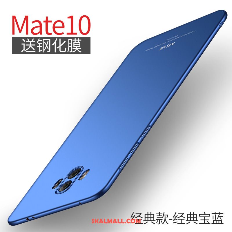 Huawei Mate 10 Skal Mobil Telefon Hård All Inclusive Blå Slim Butik