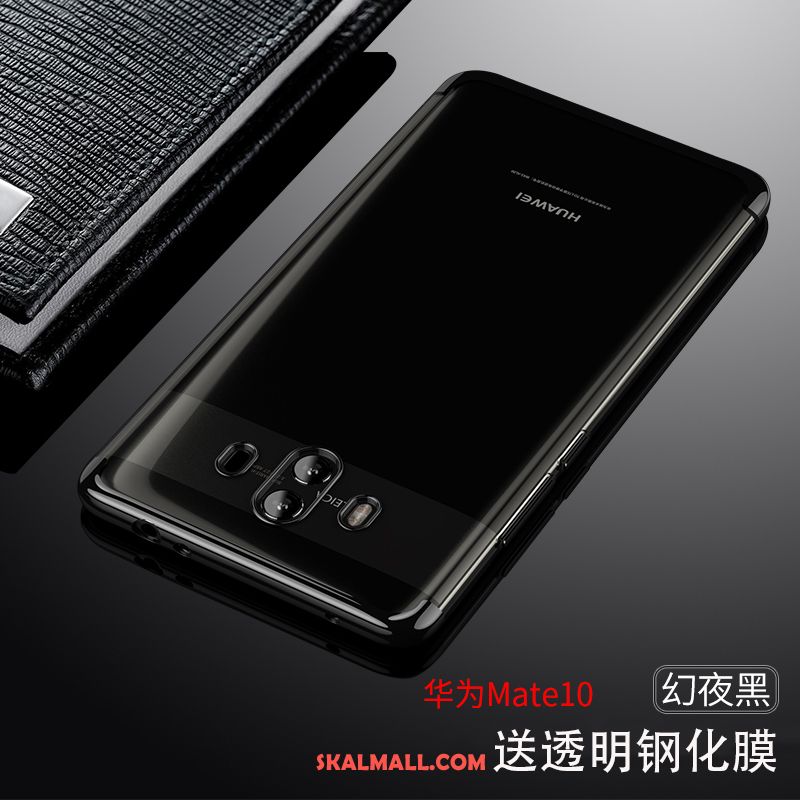 Huawei Mate 10 Skal Plating Skärmskydd Film Mobil Telefon Mjuk Rosa Guld På Nätet