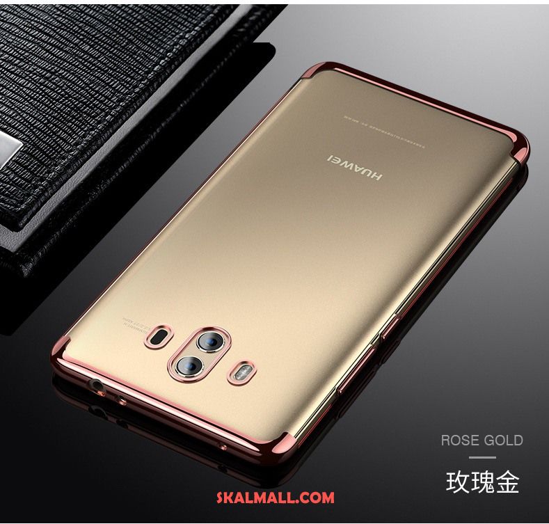 Huawei Mate 10 Skal Plating Skärmskydd Film Mobil Telefon Mjuk Rosa Guld På Nätet