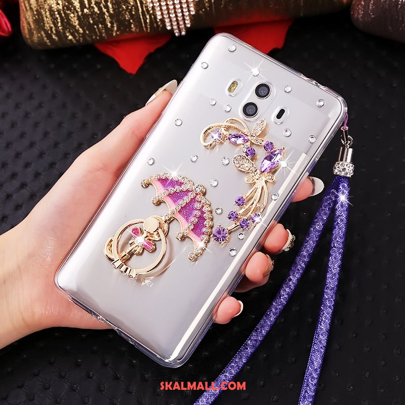 Huawei Mate 10 Skal Strass Transparent Hemming Mobil Telefon Ring Rabatt