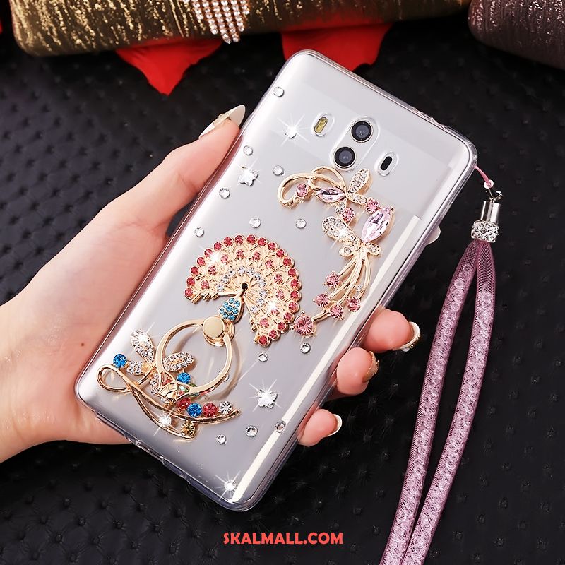 Huawei Mate 10 Skal Strass Transparent Hemming Mobil Telefon Ring Rabatt