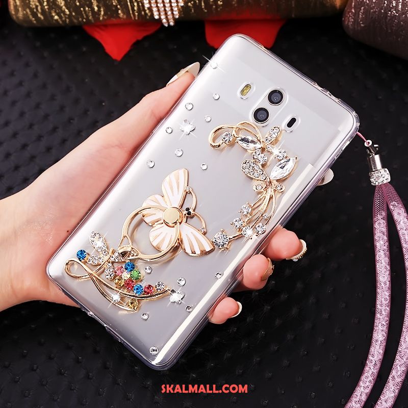 Huawei Mate 10 Skal Strass Transparent Hemming Mobil Telefon Ring Rabatt