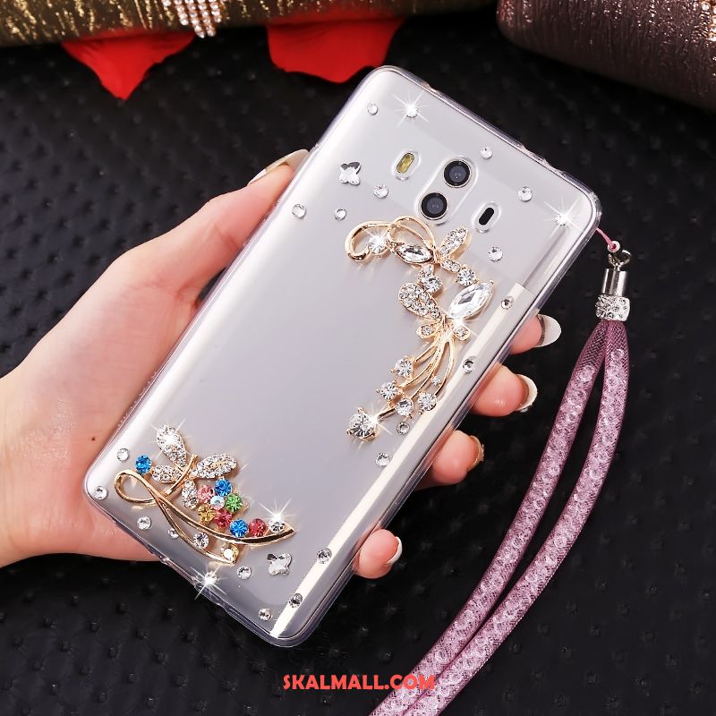 Huawei Mate 10 Skal Strass Transparent Hemming Mobil Telefon Ring Rabatt