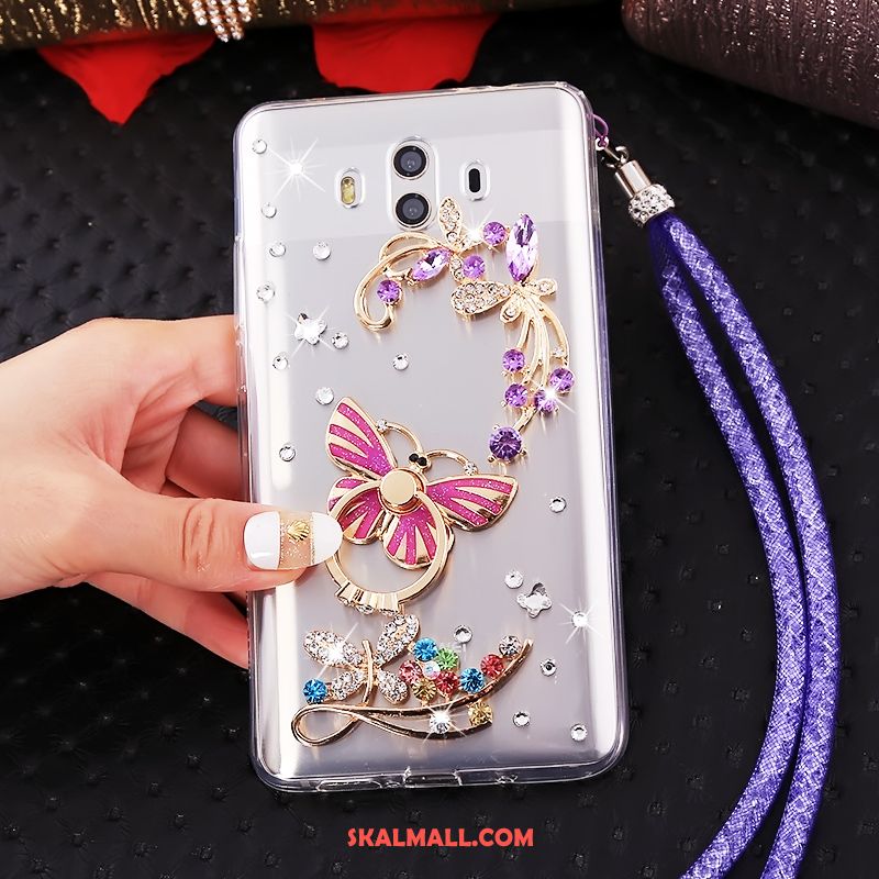 Huawei Mate 10 Skal Strass Transparent Hemming Mobil Telefon Ring Rabatt