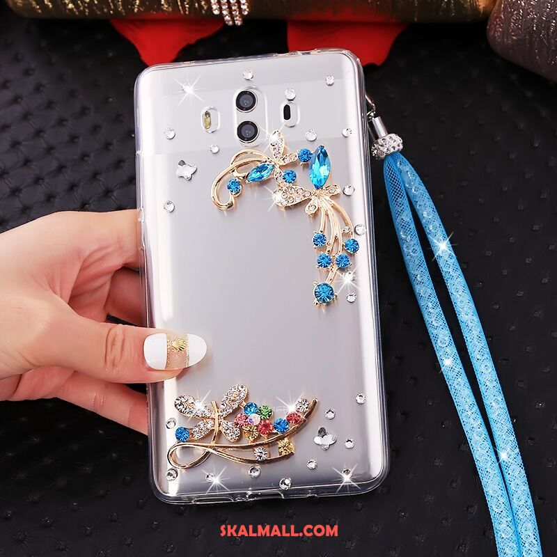 Huawei Mate 10 Skal Strass Transparent Hemming Mobil Telefon Ring Rabatt