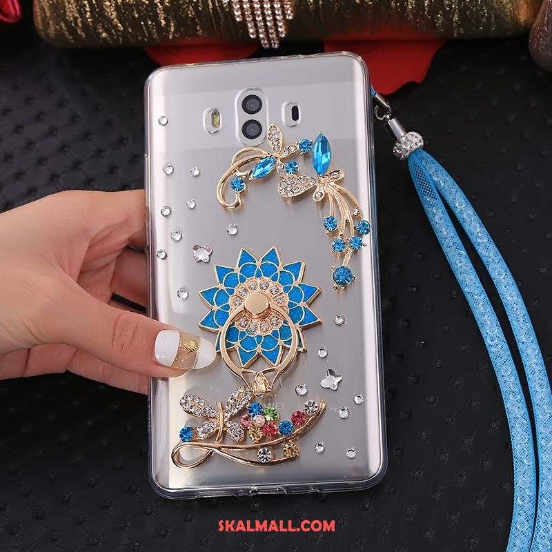 Huawei Mate 10 Skal Strass Transparent Hemming Mobil Telefon Ring Rabatt