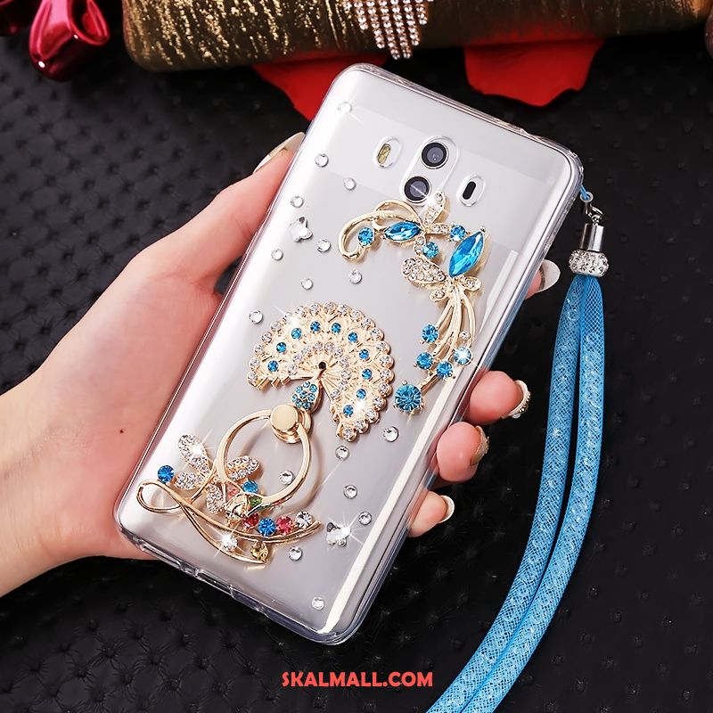 Huawei Mate 10 Skal Strass Transparent Hemming Mobil Telefon Ring Rabatt