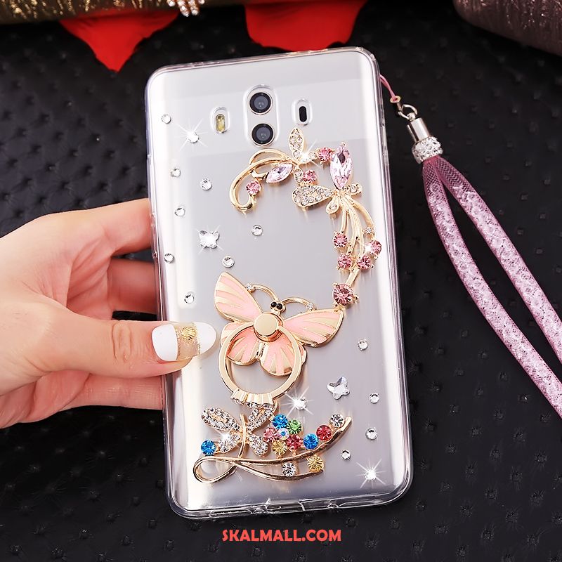 Huawei Mate 10 Skal Strass Transparent Hemming Mobil Telefon Ring Rabatt