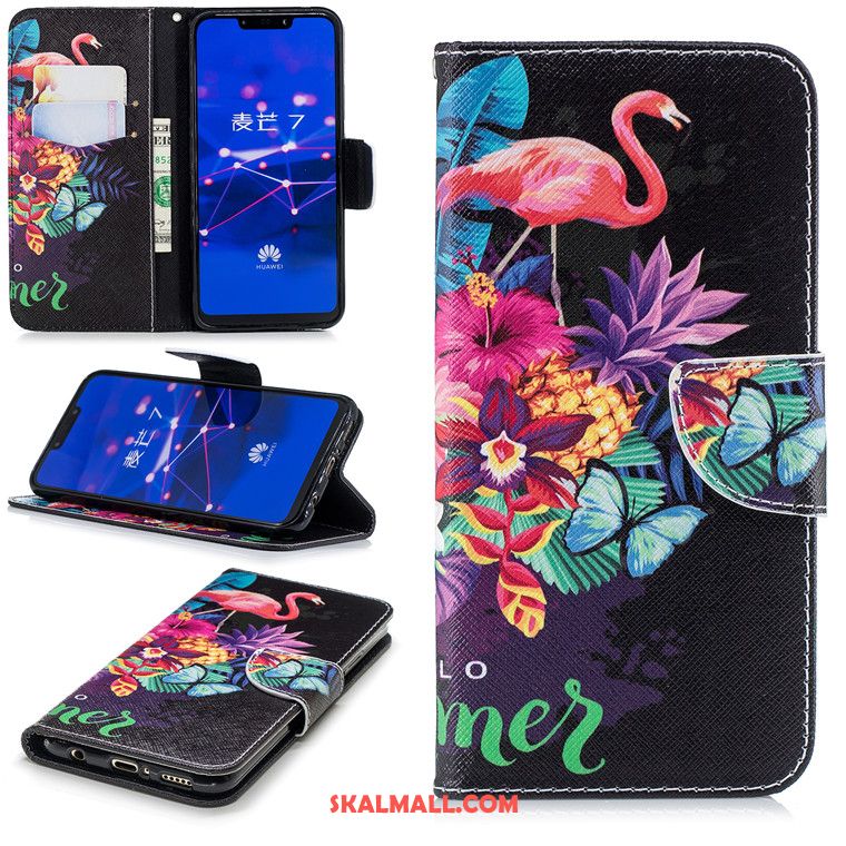 Huawei Mate 20 Lite Skal Fallskydd Täcka Vit Mjuk Läderfodral Rabatt