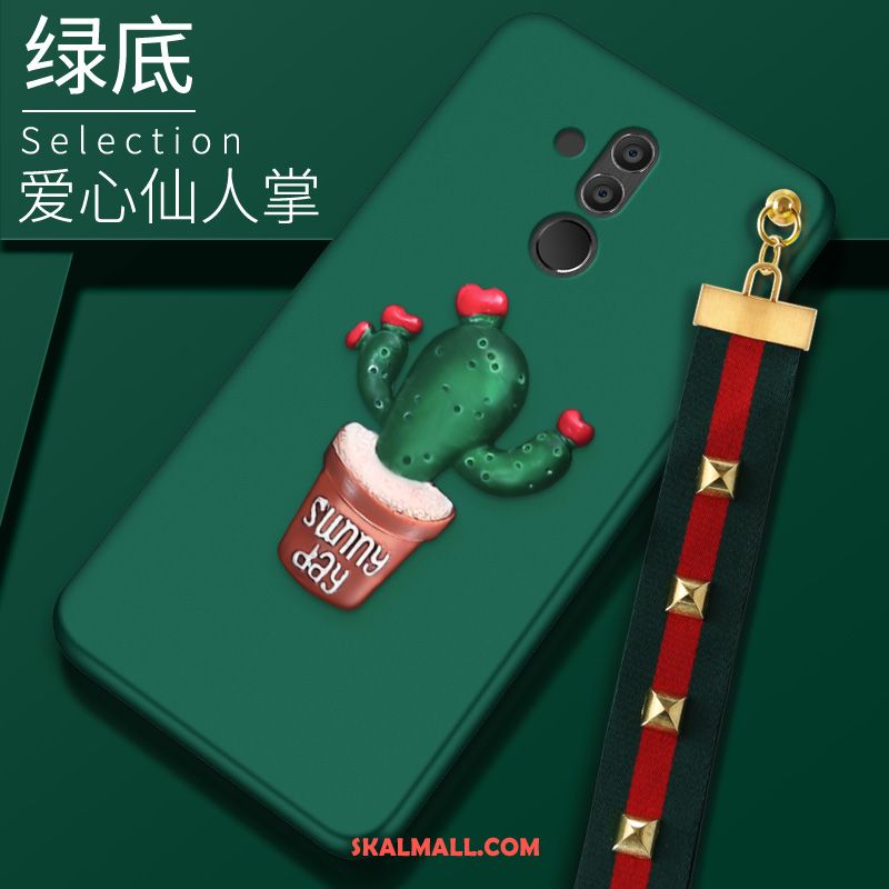 Huawei Mate 20 Lite Skal Grön Mjuk Mobil Telefon Rea