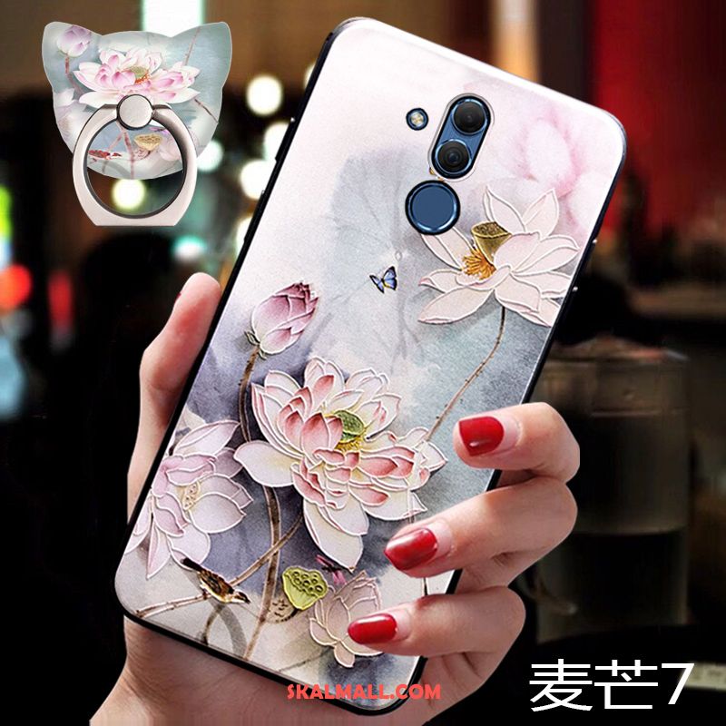 Huawei Mate 20 Lite Skal Slim Blå Fallskydd Kreativa Silikon Till Salu