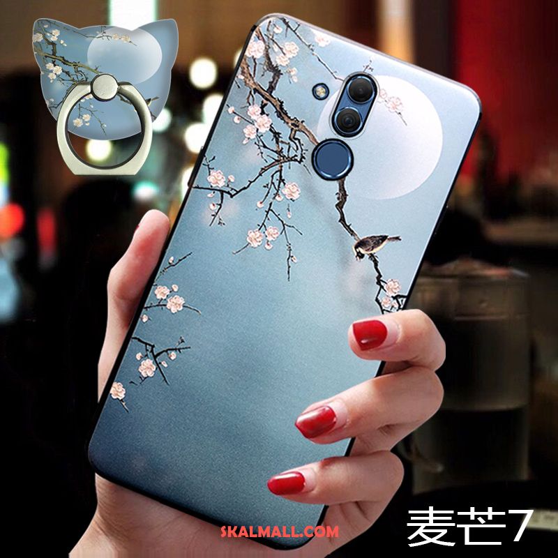 Huawei Mate 20 Lite Skal Slim Blå Fallskydd Kreativa Silikon Till Salu
