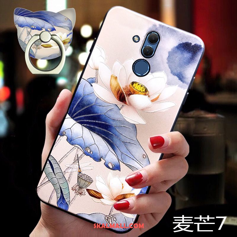 Huawei Mate 20 Lite Skal Slim Blå Fallskydd Kreativa Silikon Till Salu
