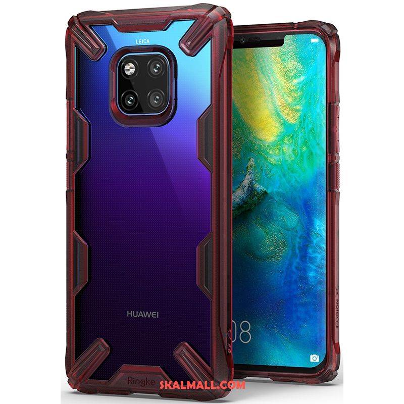 Huawei Mate 20 Pro Skal Kreativa Mjuk Skydd Röd Hängsmycken Fodral Billig