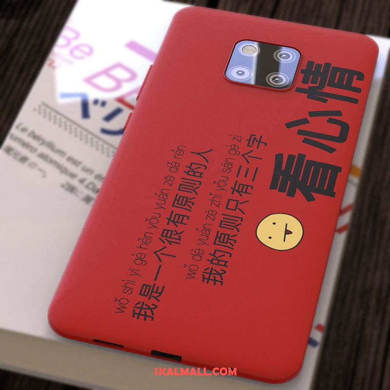 Huawei Mate 20 Pro Skal Silikon Röd Kreativa Fallskydd Mobil Telefon Rea