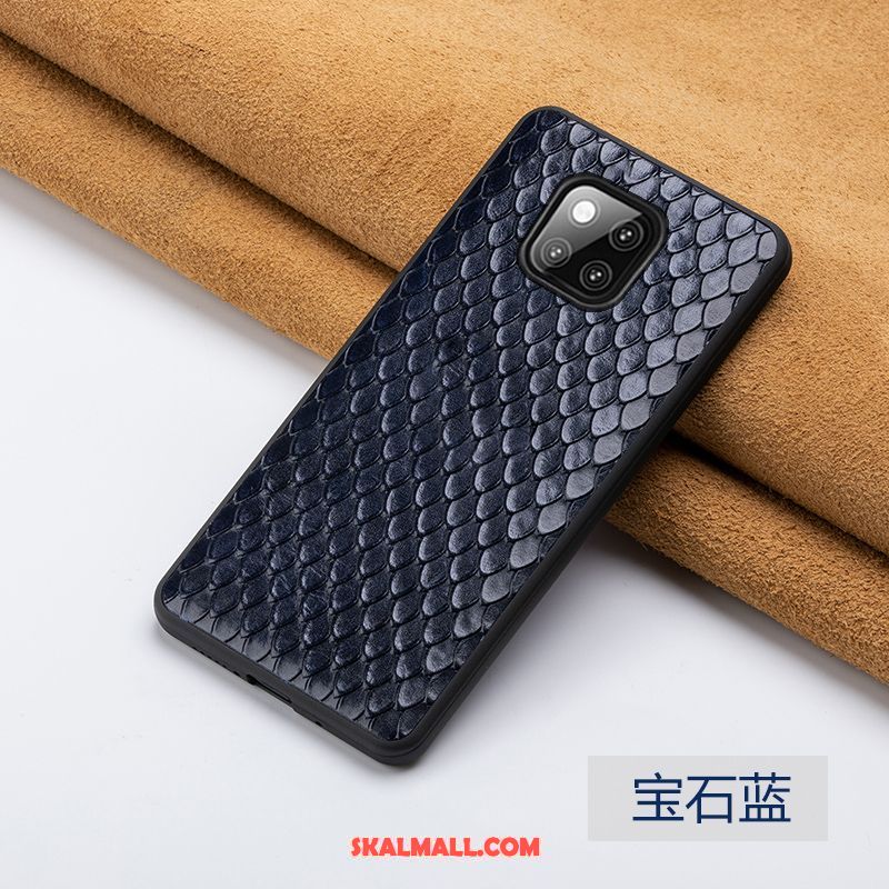 Huawei Mate 20 Rs Skal Äkta Läder Fallskydd Business Mode Kvalitet Billigt