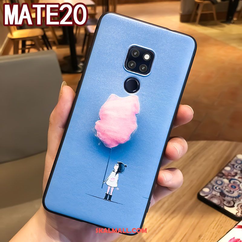 Huawei Mate 20 Skal Fallskydd Silikon Hängsmycken Ring All Inclusive Fodral Billigt