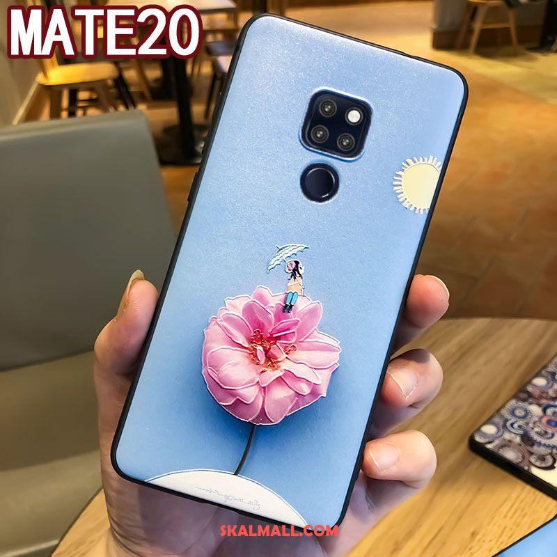 Huawei Mate 20 Skal Fallskydd Silikon Hängsmycken Ring All Inclusive Fodral Billigt