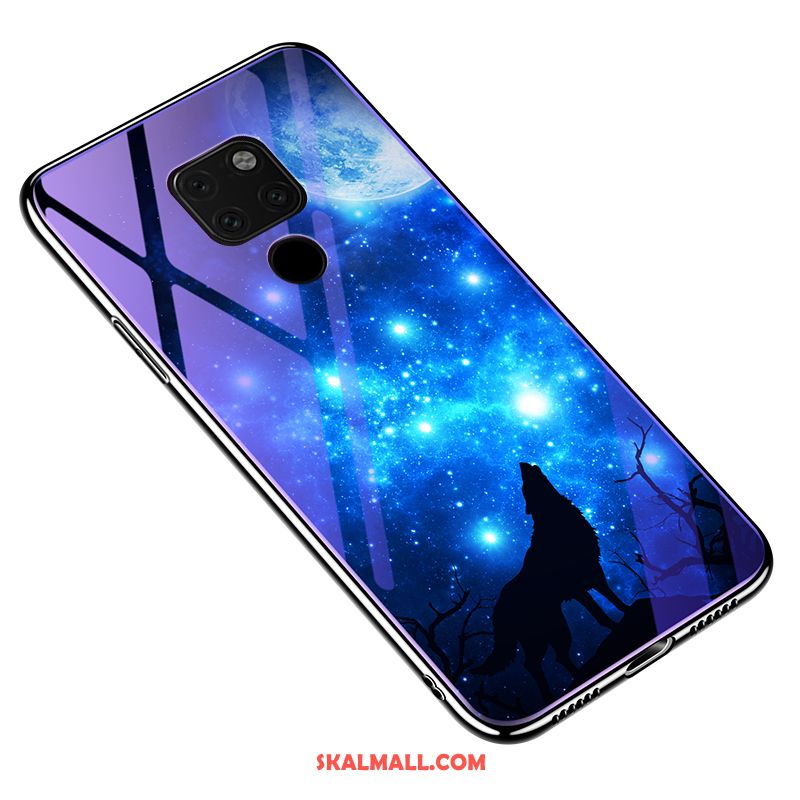 Huawei Mate 20 X Skal All Inclusive Bakre Omslag Fallskydd Mobil Telefon Härdat Glas Rea