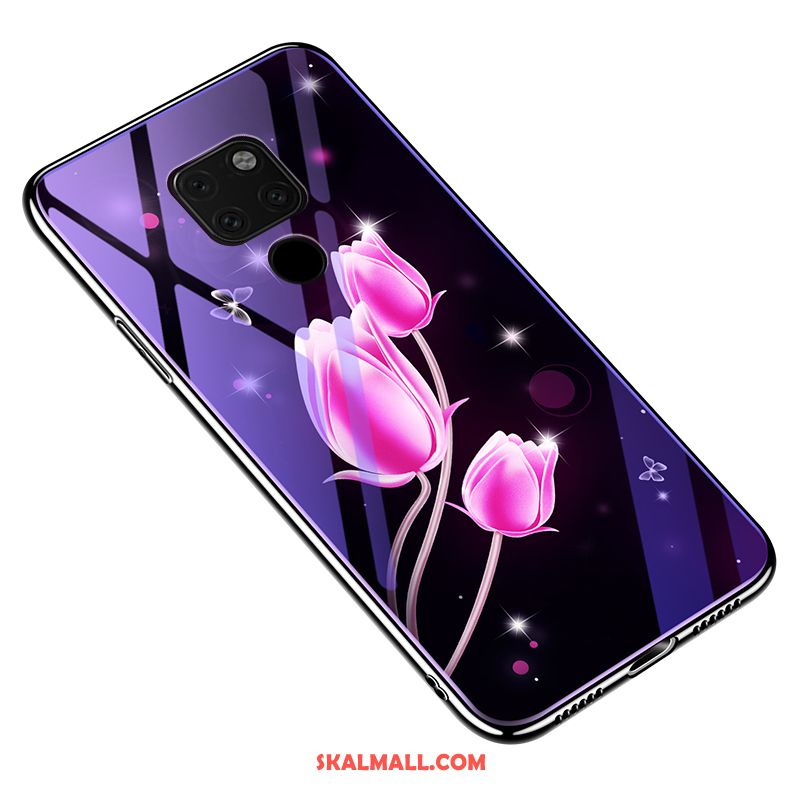 Huawei Mate 20 X Skal All Inclusive Bakre Omslag Fallskydd Mobil Telefon Härdat Glas Rea