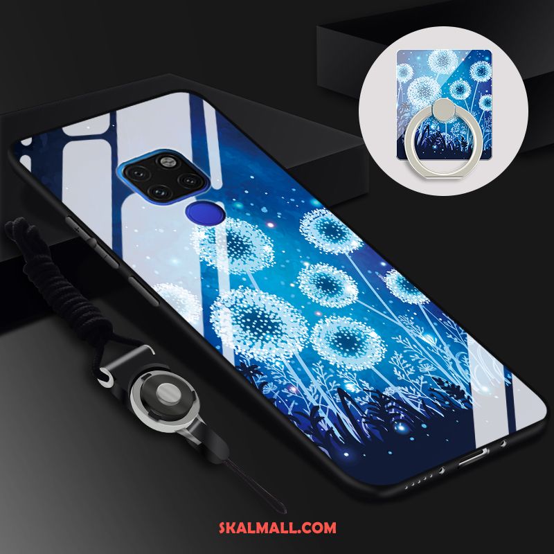 Huawei Mate 20 X Skal All Inclusive Svart Net Red Glas Mobil Telefon Fodral Billig