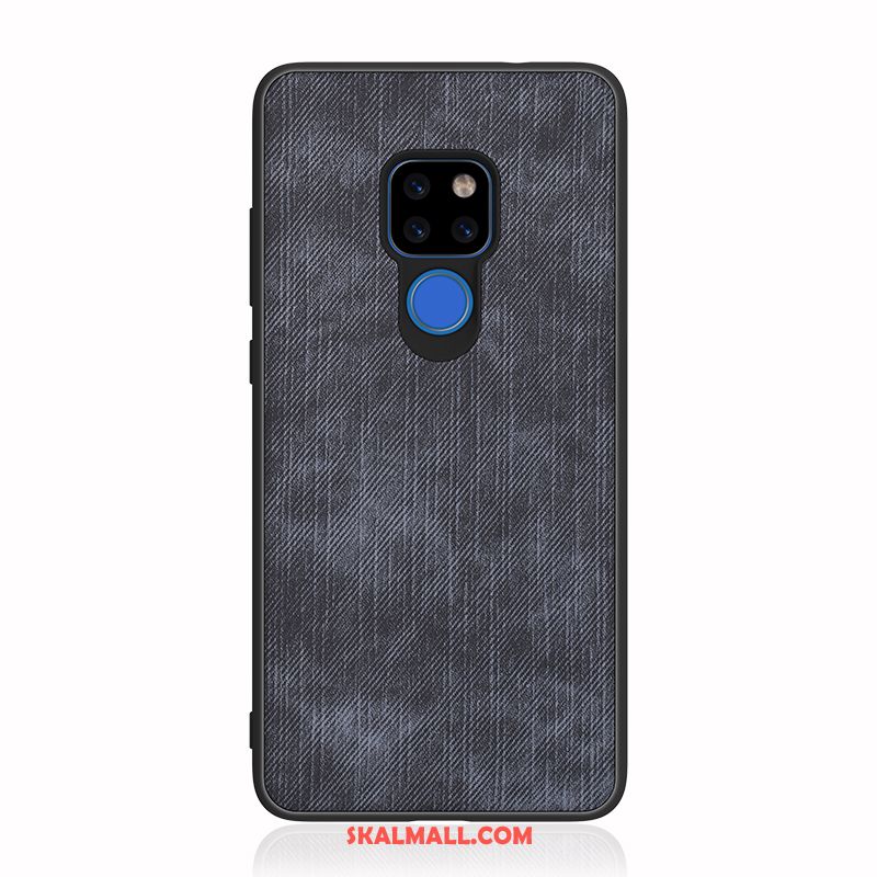 Huawei Mate 20 X Skal Denim Mönster All Inclusive Fallskydd Läderfodral Butik