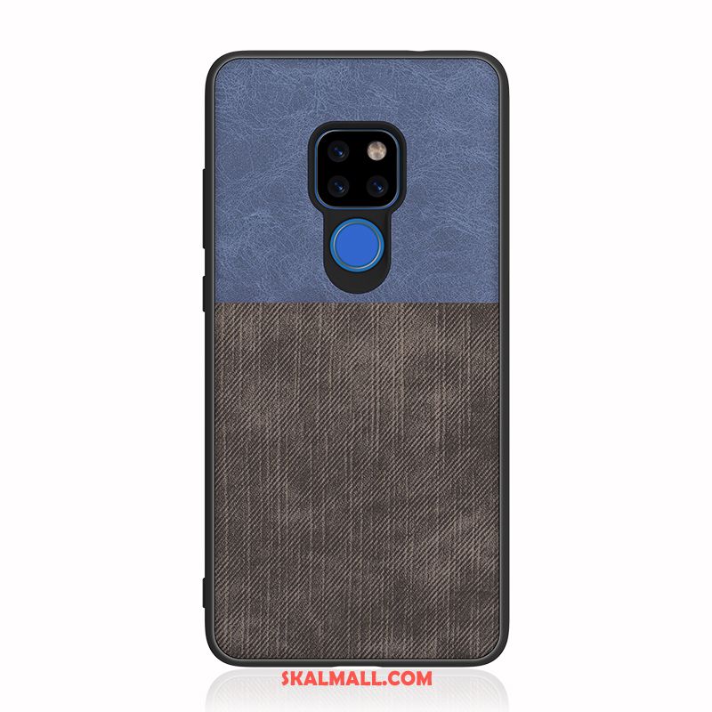 Huawei Mate 20 X Skal Denim Mönster All Inclusive Fallskydd Läderfodral Butik